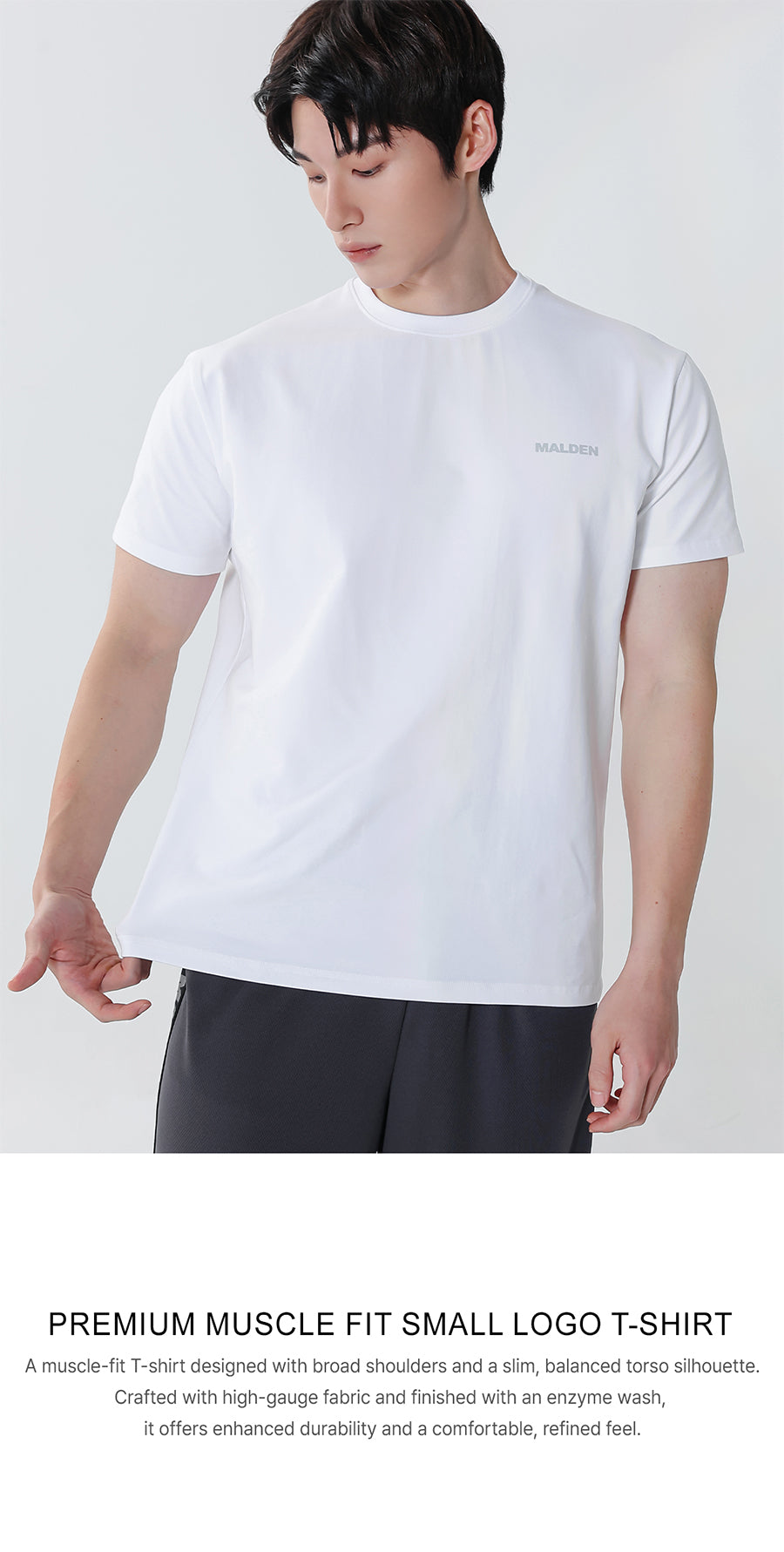 Premium Muscle Fit Small Logo T-Shirt