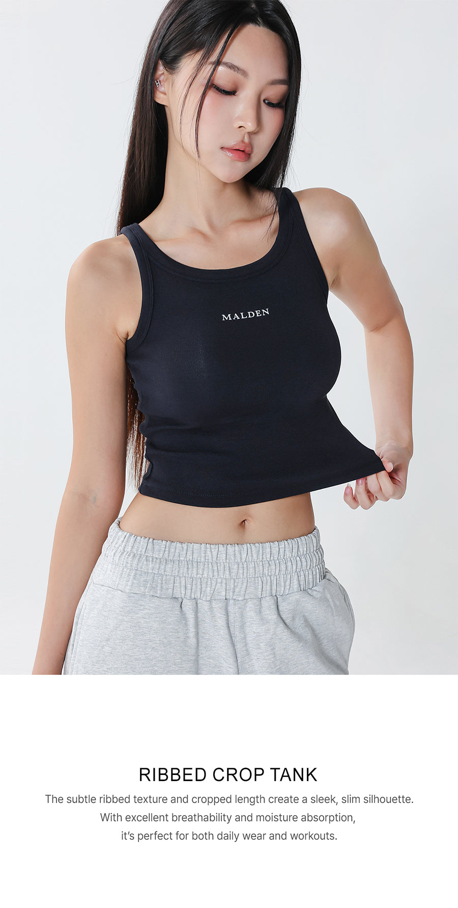 Ribbed Crop Tank