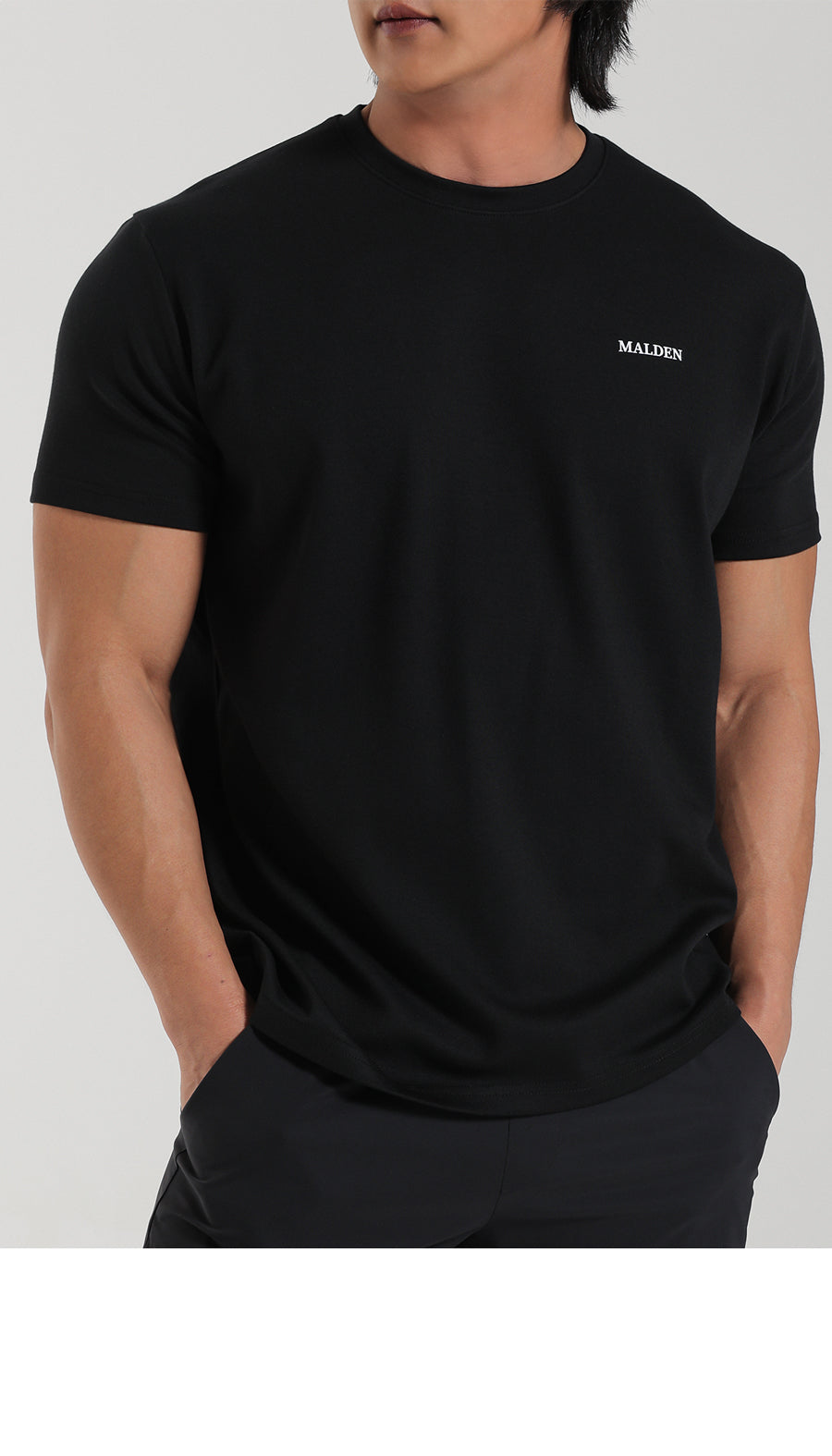 Basic Semi-Oversized Logo T-Shirt
