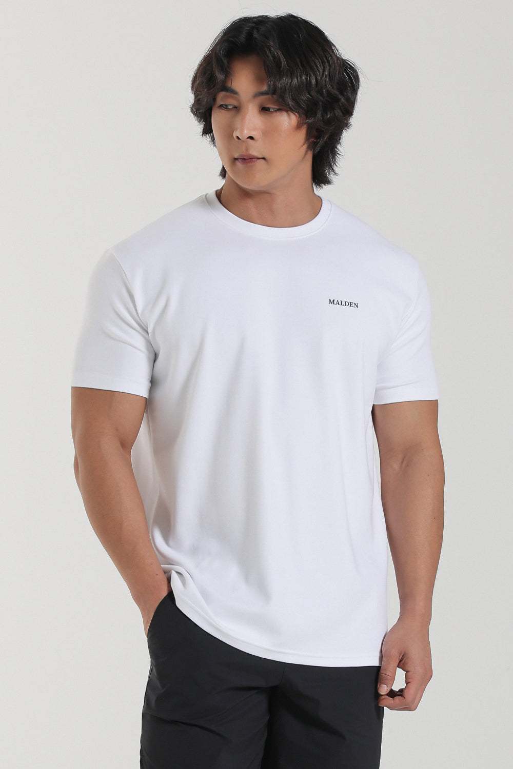 Basic Semi-Oversized Logo T-Shirt