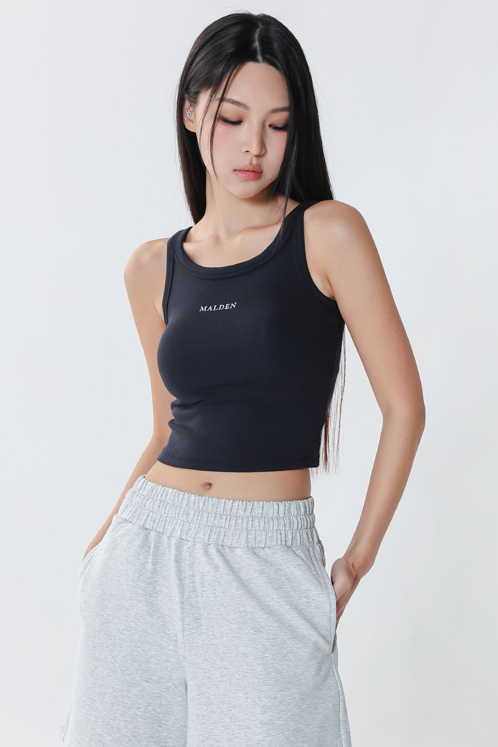 Ribbed Crop Tank
