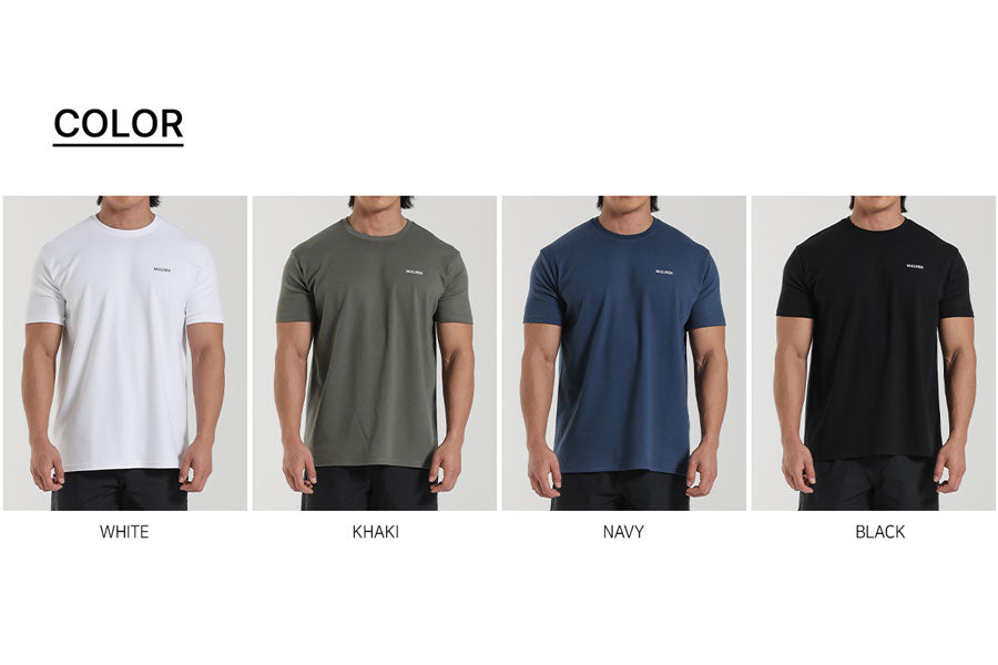 Basic Semi-Oversized Logo T-Shirt