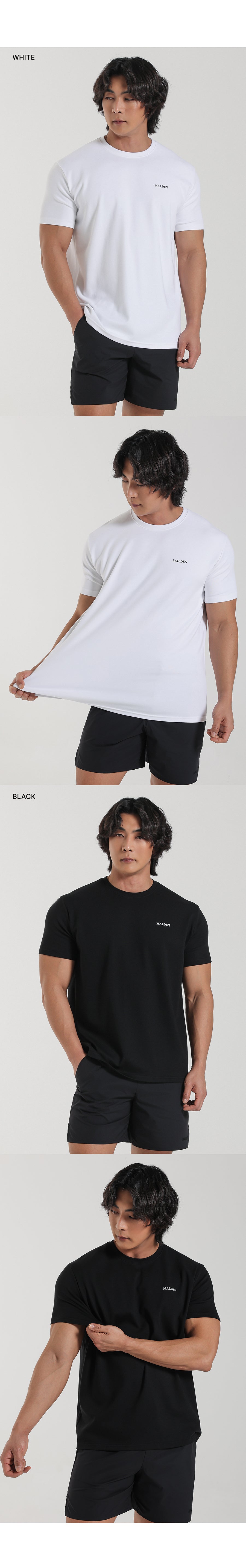 Basic Semi-Oversized Logo T-Shirt