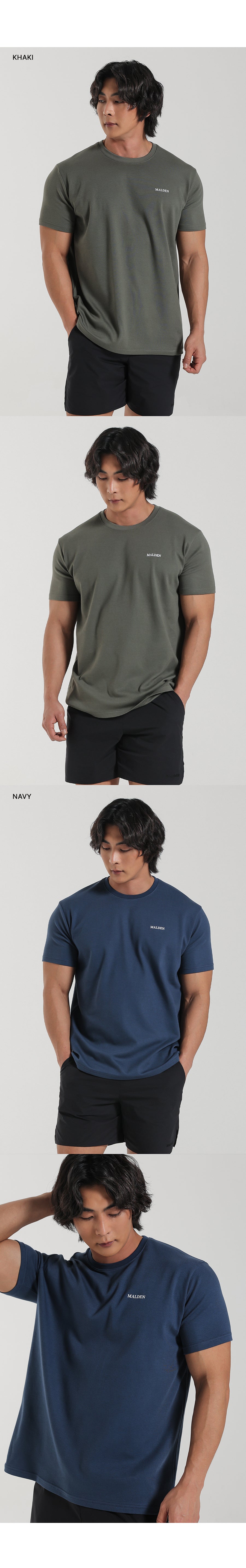 Basic Semi-Oversized Logo T-Shirt